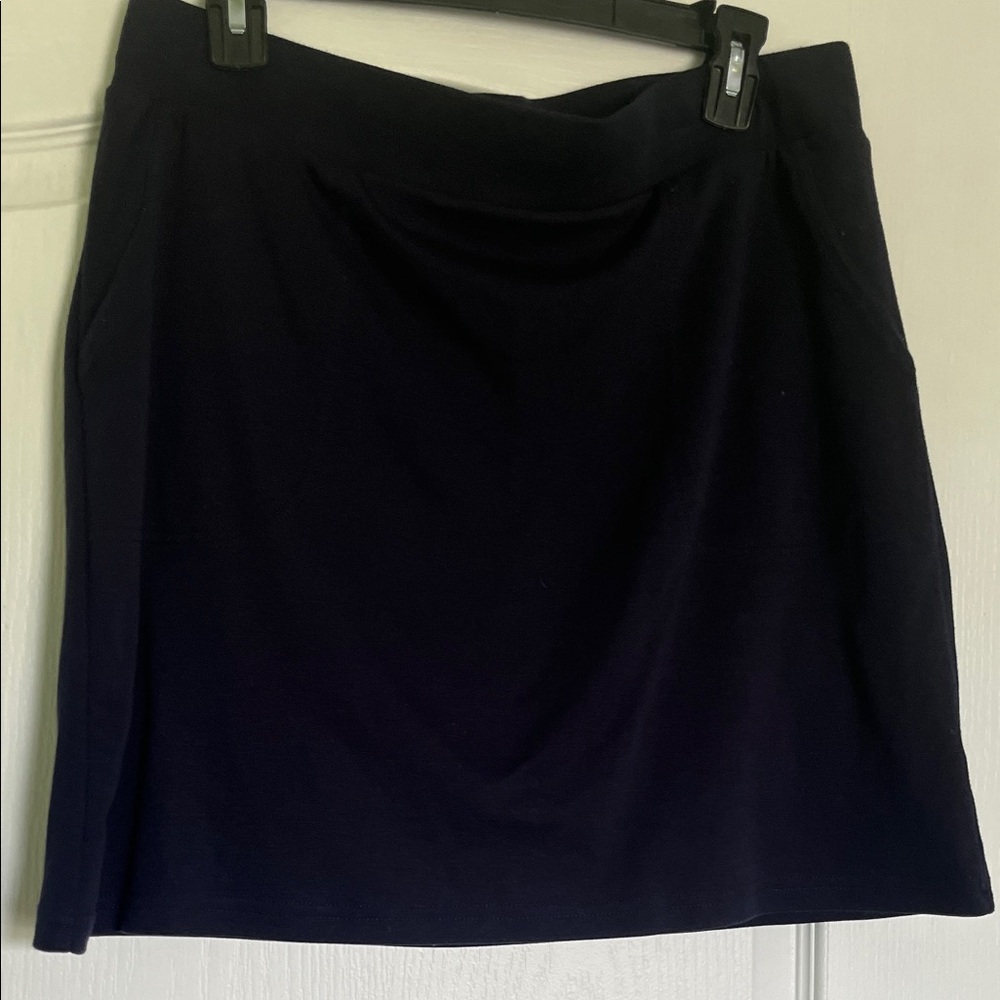 Croft & Barrow Navy Skort - Picture 4 of 4